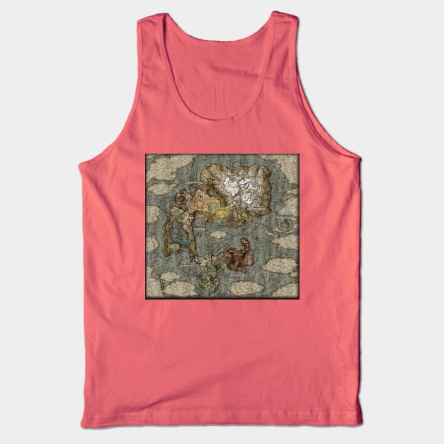 Elden Ring Map Tank Top by Pliax Lab